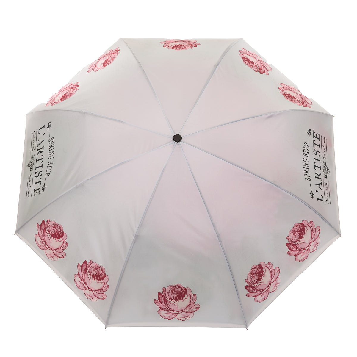 L'Artiste SPRING STEP L'ARTISTE WOMEN'S PARAPLUIE UMBRELLA shoe in black multi with handcrafted leather design