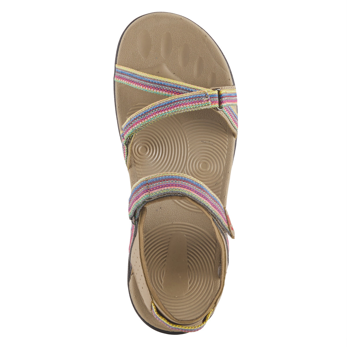 Flexus FLEXUS POWERPOP SANDALS sandal in taupe multi with flexible sole
