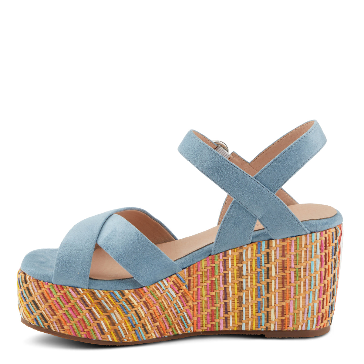 Patrizia PATRIZIA RAINBOWFUN SANDALS sandal in blue with decorative bow detail
