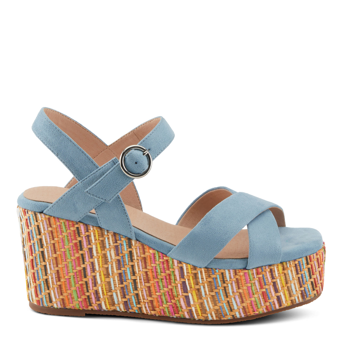 Patrizia PATRIZIA RAINBOWFUN SANDALS sandal in blue with decorative bow detail