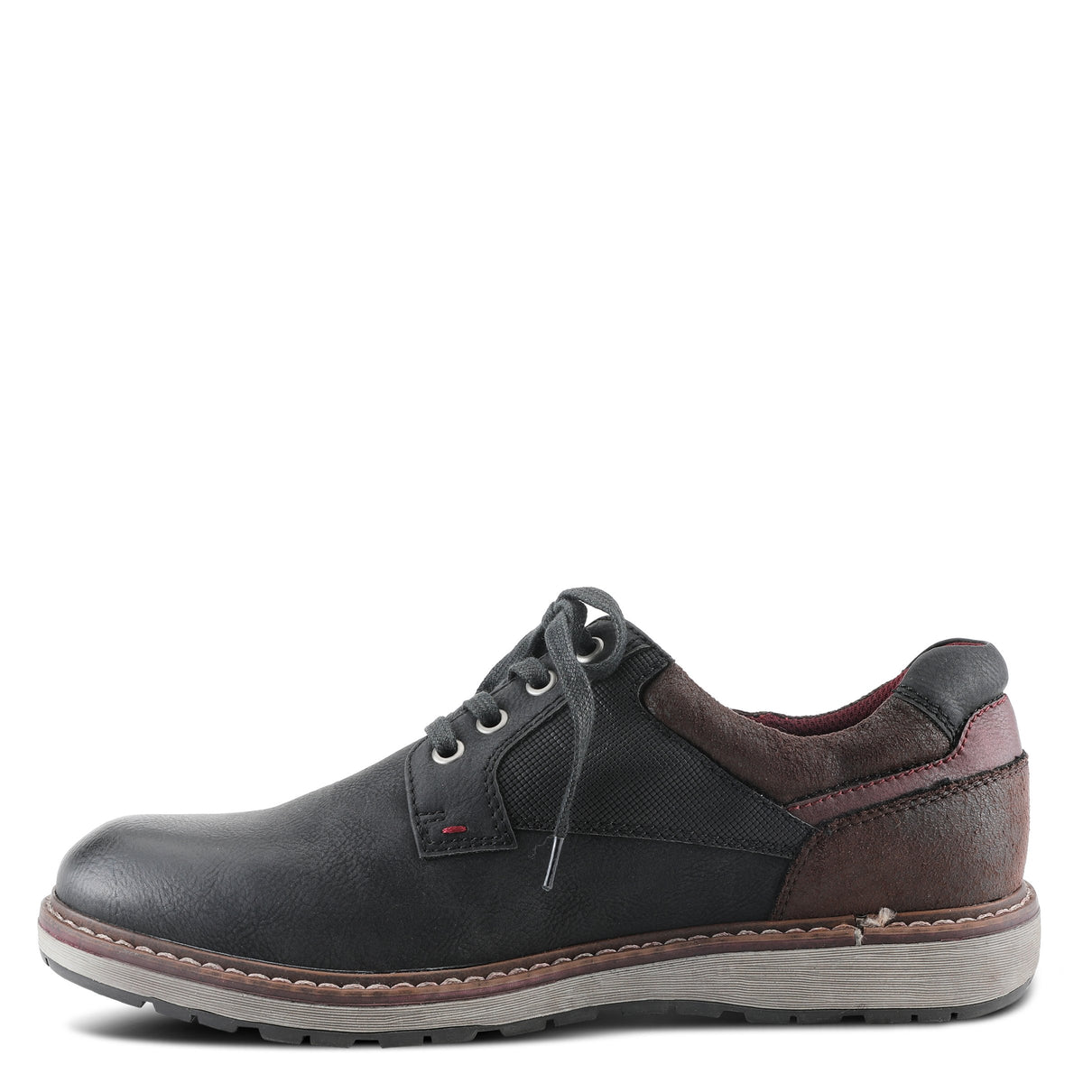 Spring Step SPRING STEP RELIFE MEN RAYMOND LACE-UP SHOES shoe in black with comfortable everyday design