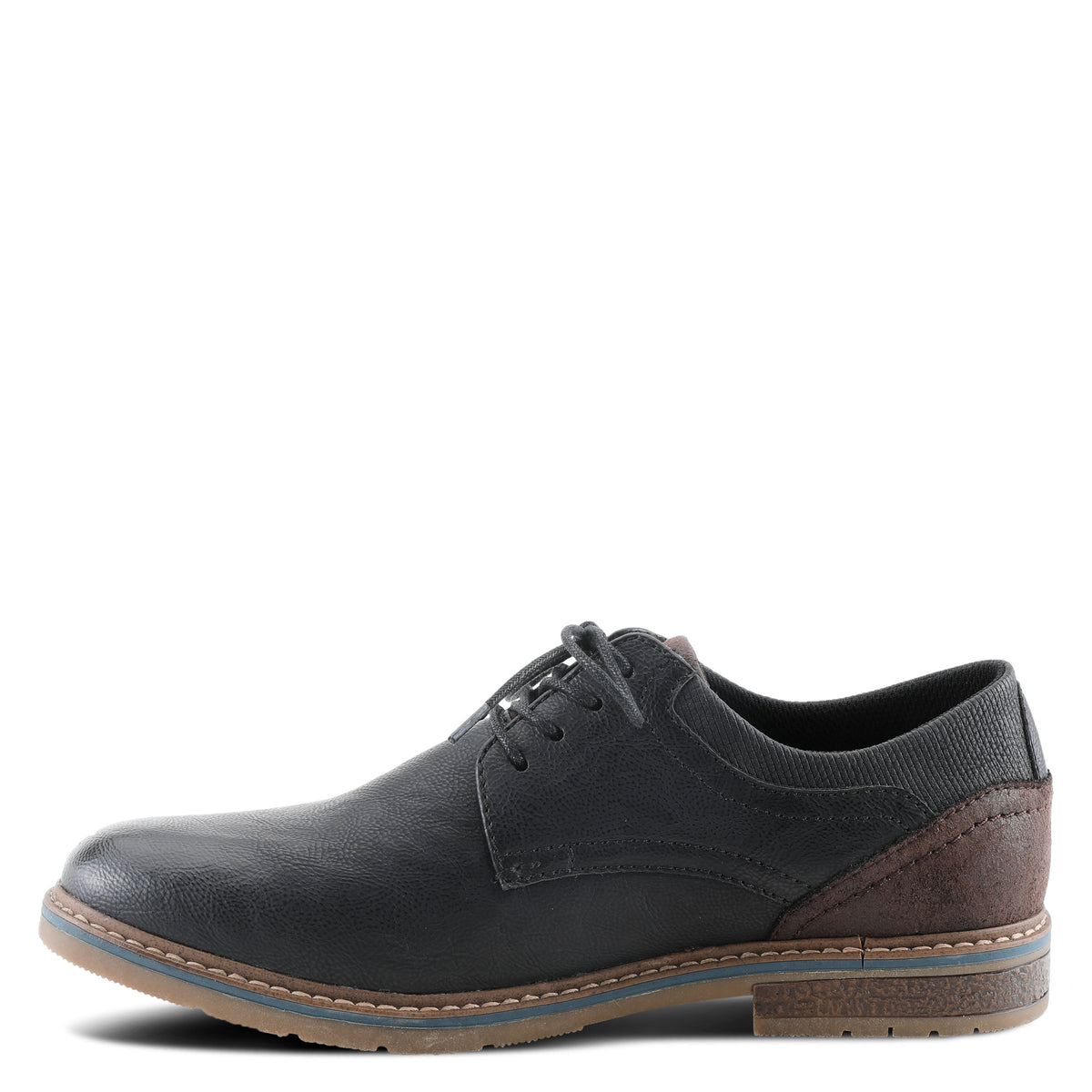 Spring Step SPRING STEP MEN REGAN LACE-UP SHOES shoe in black with comfortable everyday design