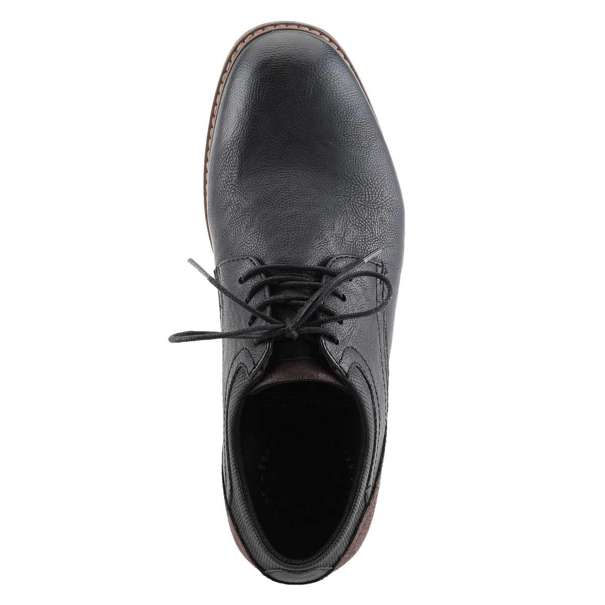 Spring Step SPRING STEP MEN REGAN LACE-UP SHOES shoe in black with comfortable everyday design