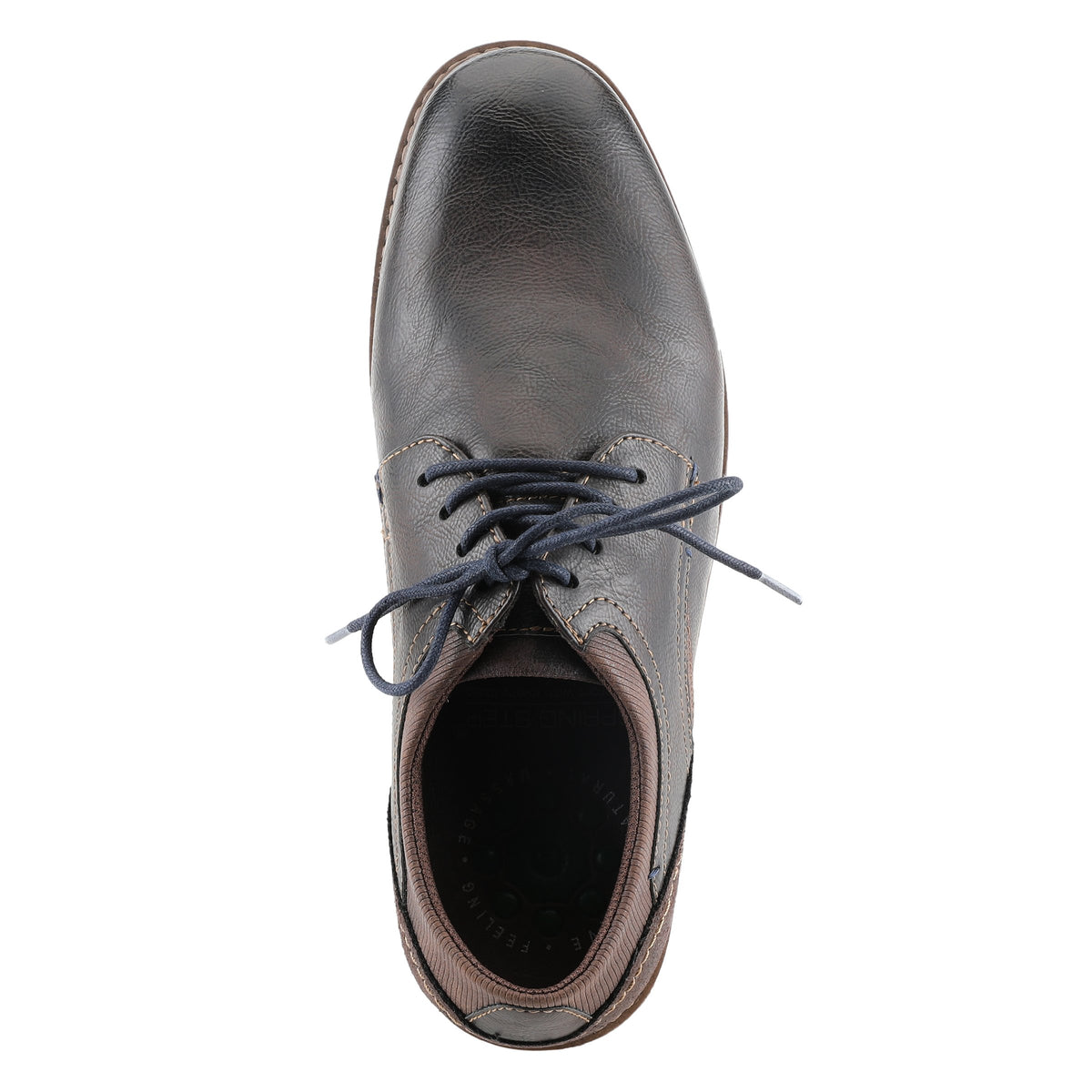 Spring Step SPRING STEP MEN REGAN LACE-UP SHOES shoe in dark brown with comfortable everyday design