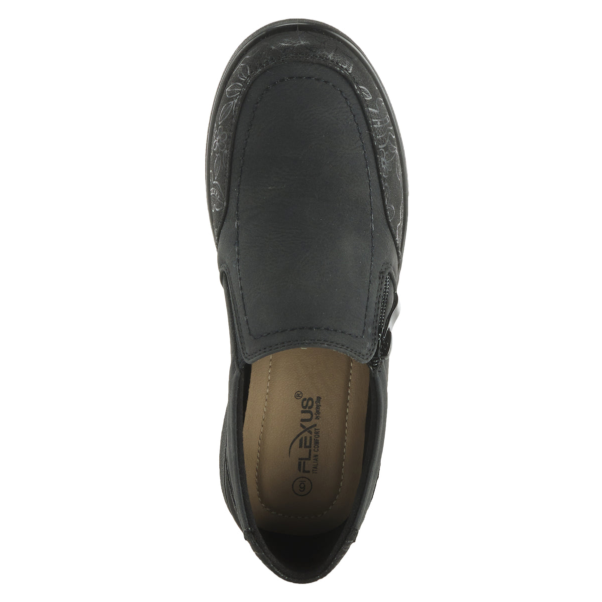 Flexus FLEXUS ROCKLAND LOAFER loafer in black multi with flexible sole
