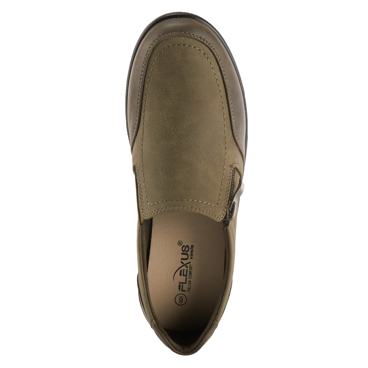 Flexus FLEXUS ROCKLAND LOAFER loafer in olive multi with flexible sole
