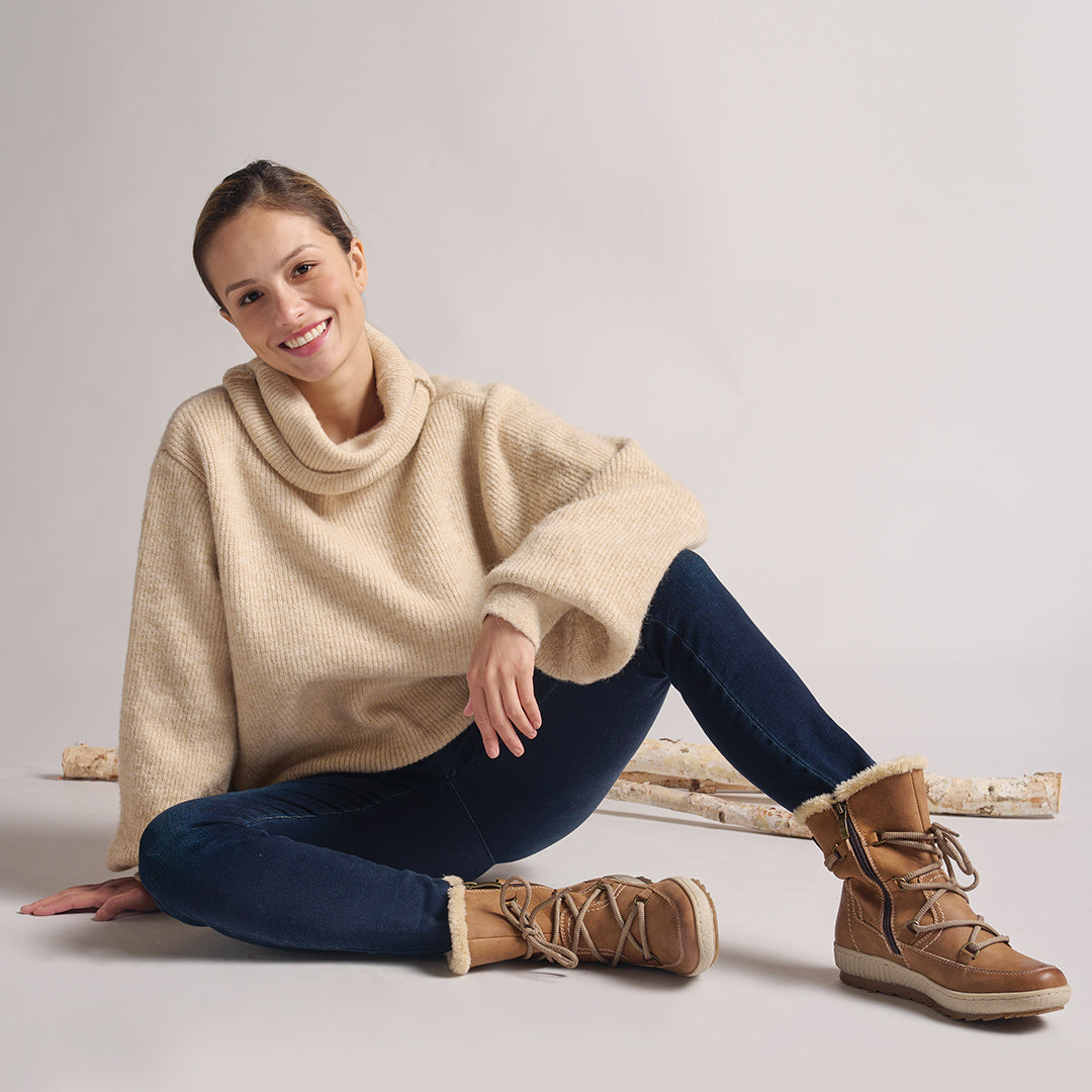 Spring Step SPRING STEP RELIFE ROMERA BOOT boot in brown with comfortable everyday design