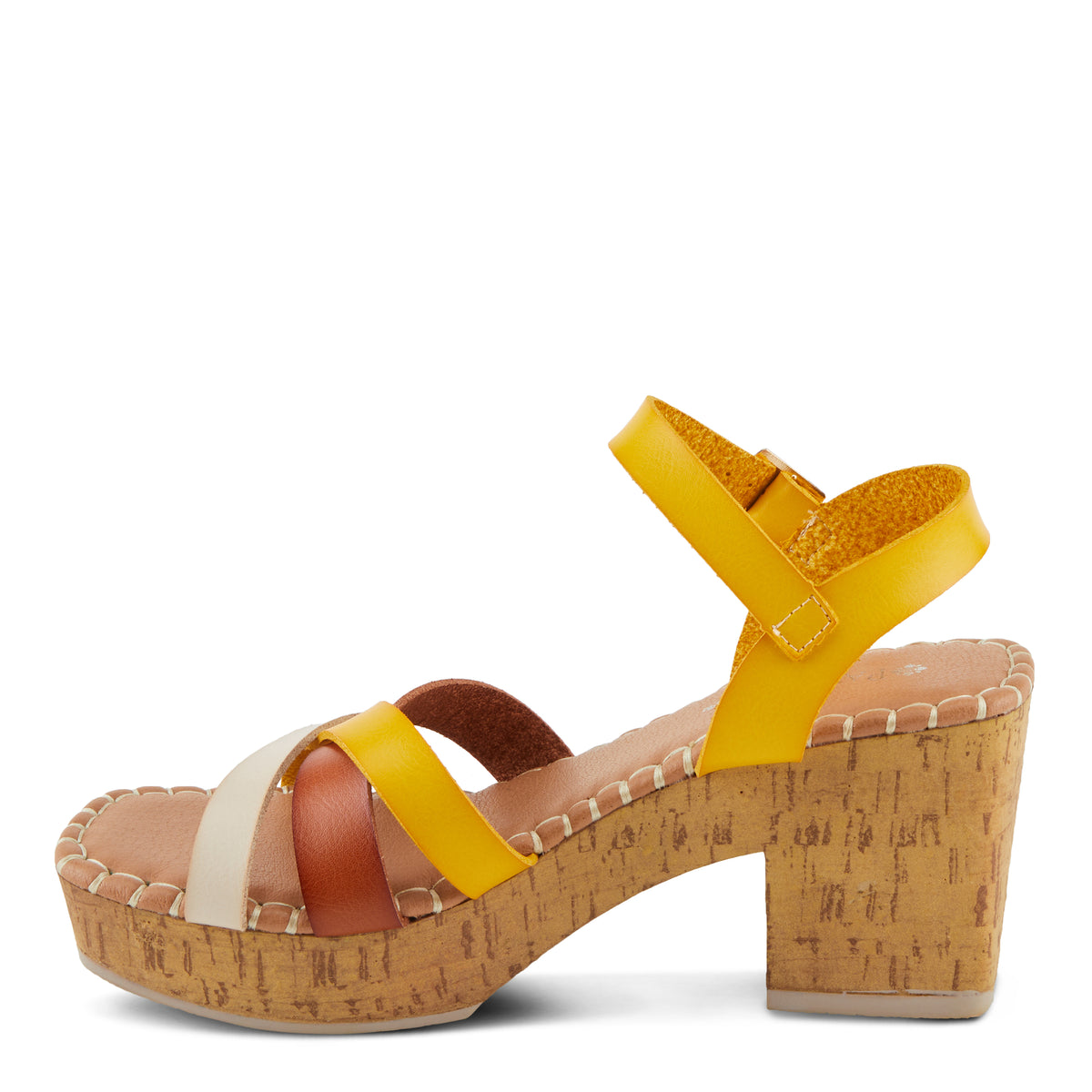 Patrizia PATRIZIA SANDRINE SANDALS sandal in mustard multi with stylish fashion design
