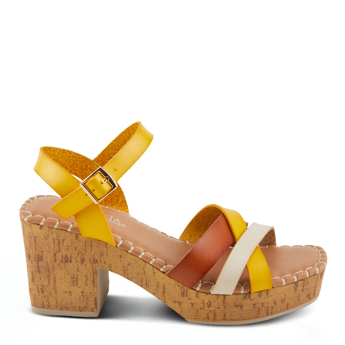 Patrizia PATRIZIA SANDRINE SANDALS sandal in mustard multi with stylish fashion design