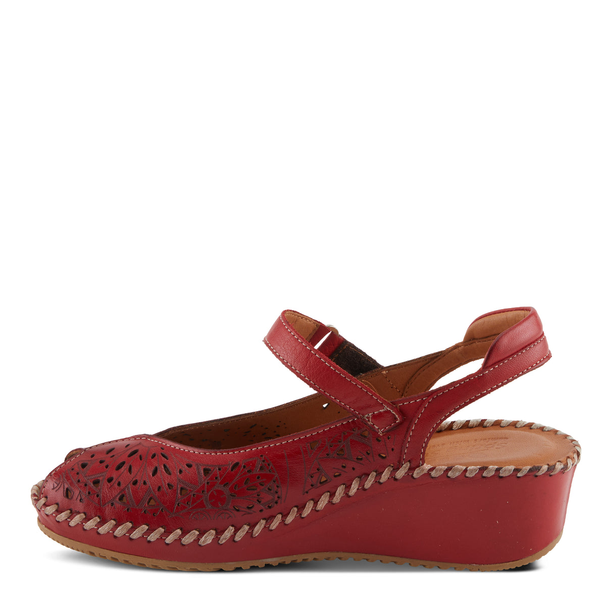 Spring Step SPRING STEP SANTONIO SANDALS sandal in red with comfortable everyday design