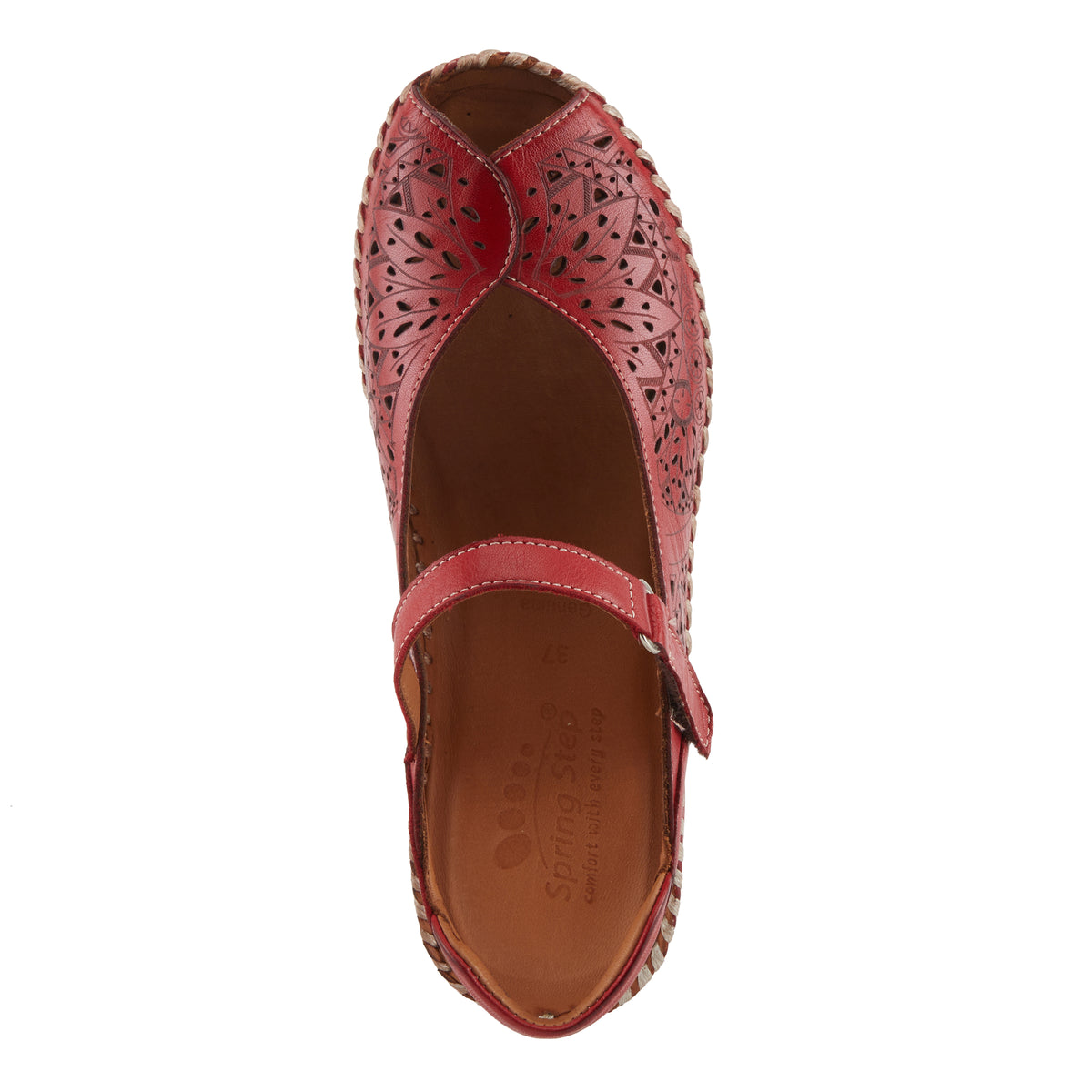 Spring Step SPRING STEP SANTONIO SANDALS sandal in red with comfortable everyday design