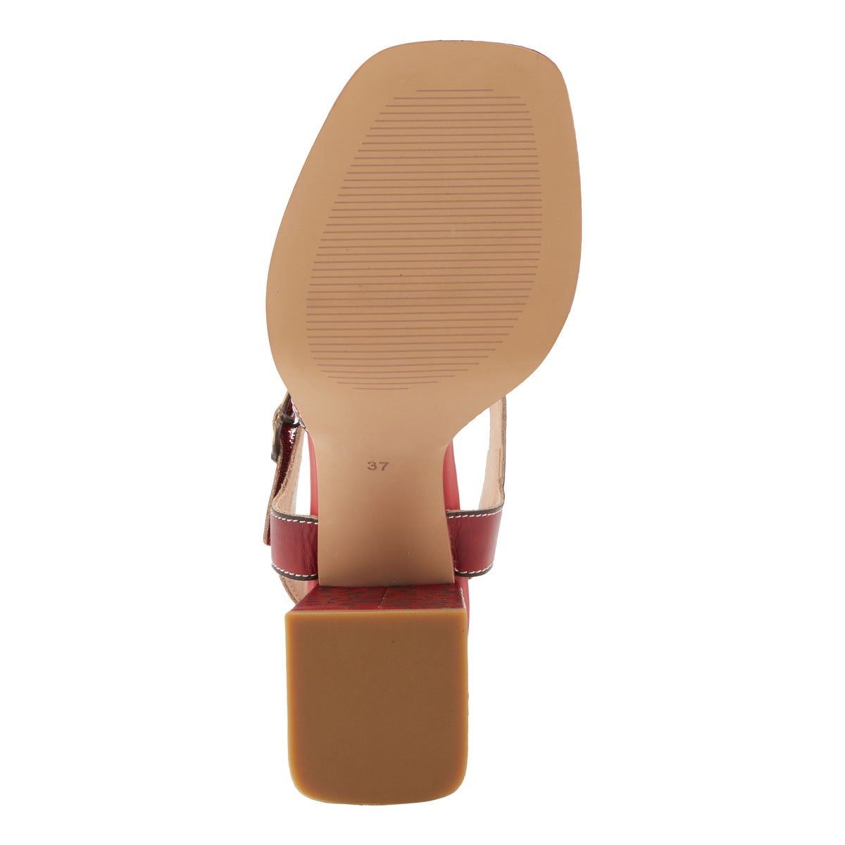 L'Artiste L'ARTISTE SAVYCHIC SANDALS sandal in red with handcrafted leather design