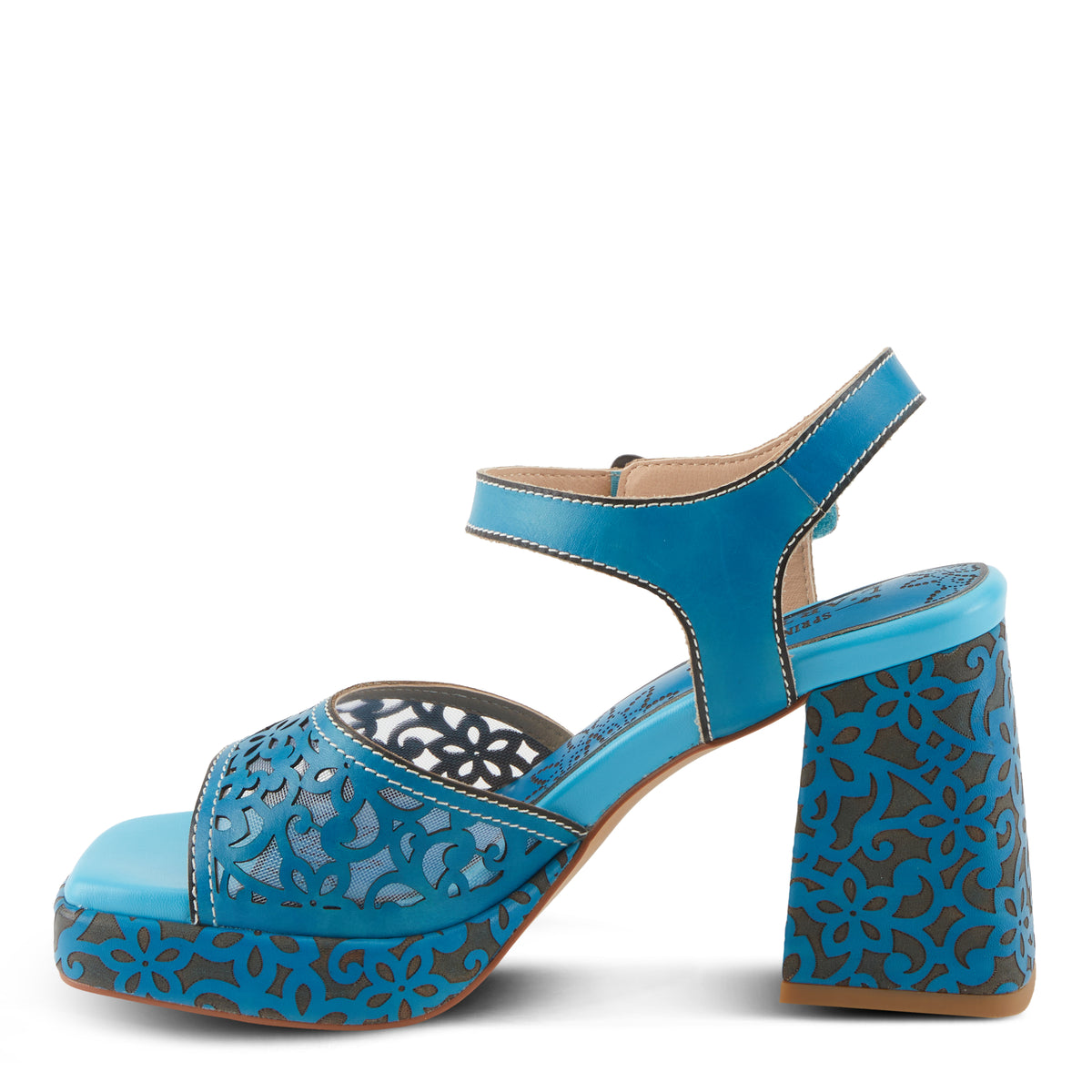 L'Artiste L'ARTISTE SAVYCHIC SANDALS sandal in red with handcrafted leather design