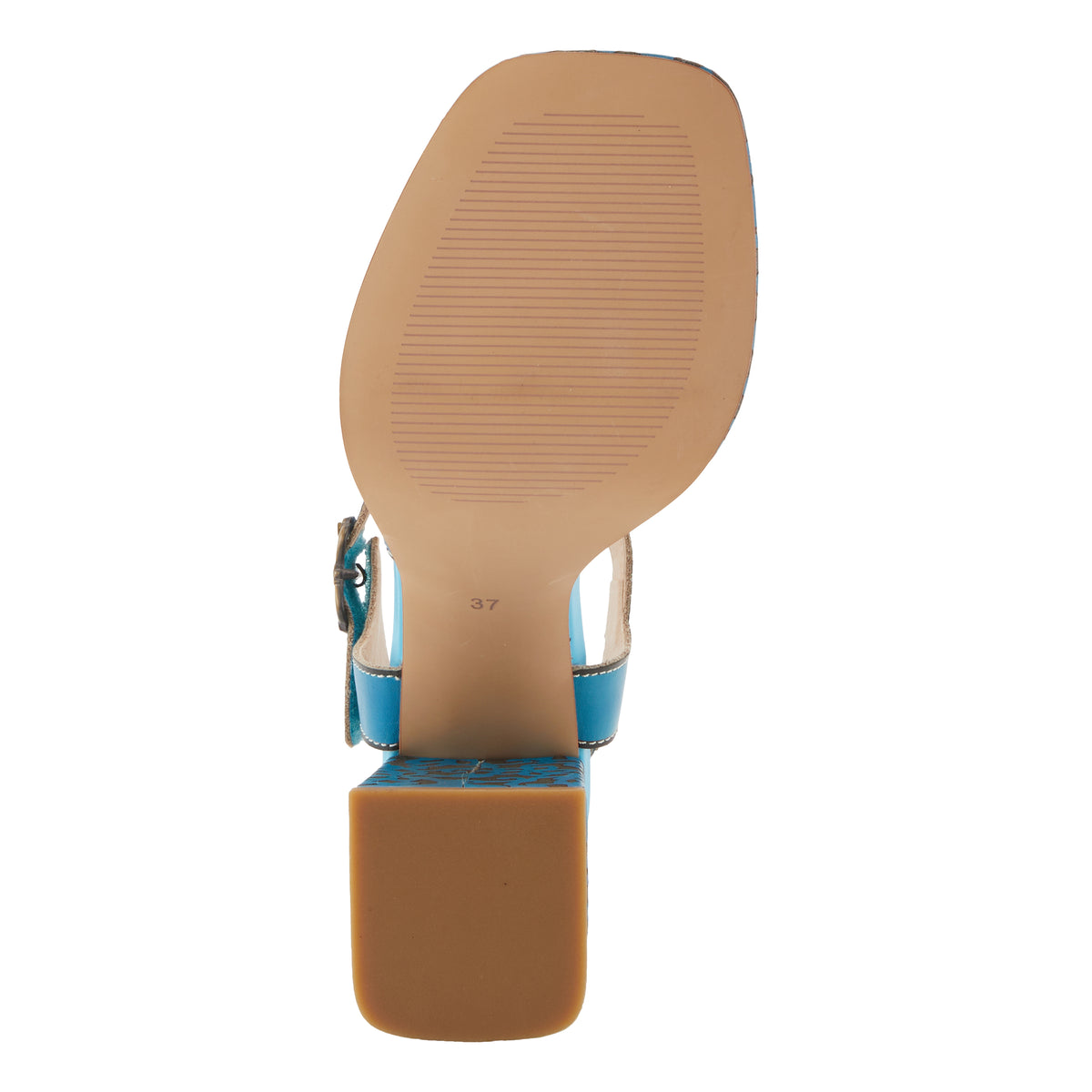 L'Artiste L'ARTISTE SAVYCHIC SANDALS sandal in turquoise with handcrafted leather design