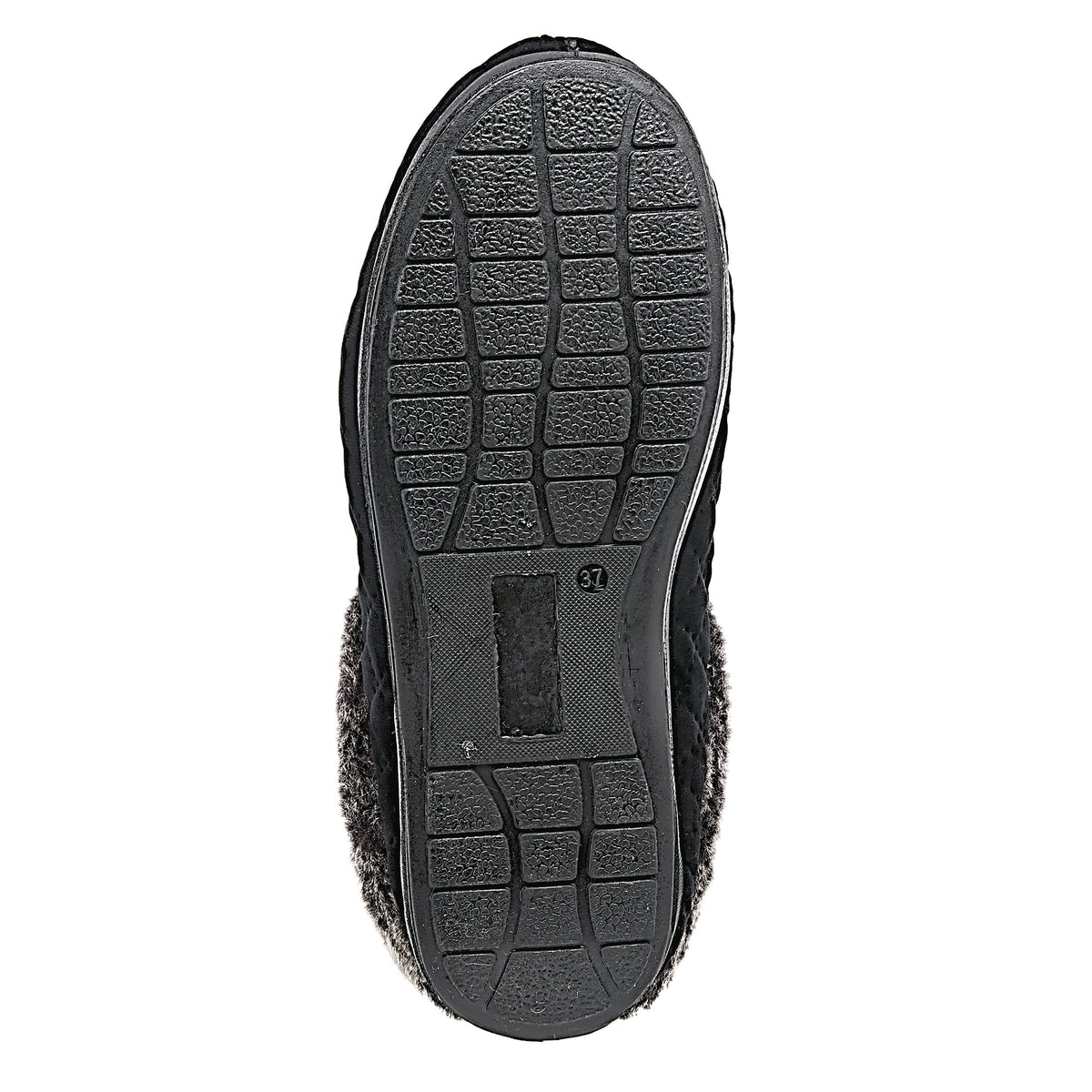 Flexus FLEXUS SLEEPER SLIPPERS comfort shoe in black with flexible sole