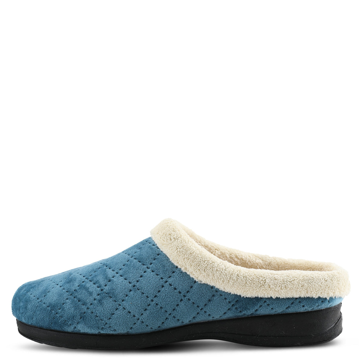 Flexus FLEXUS SLEEPER SLIPPERS comfort shoe in blue with flexible sole