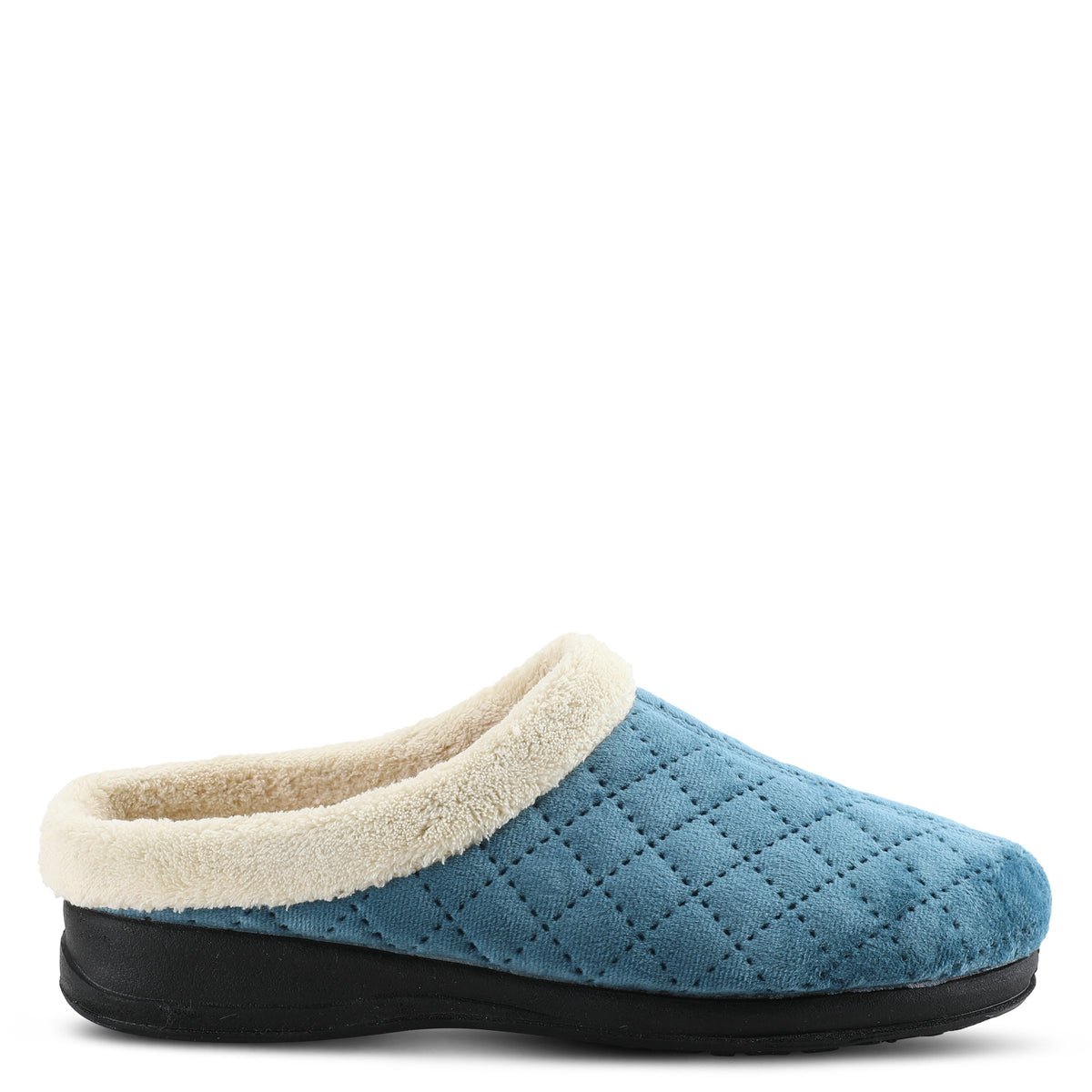 Flexus FLEXUS SLEEPER SLIPPERS comfort shoe in blue with flexible sole