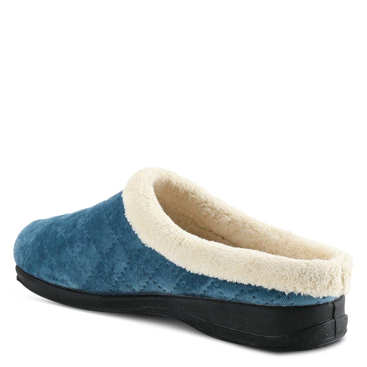 Flexus FLEXUS SLEEPER SLIPPERS comfort shoe in blue with flexible sole