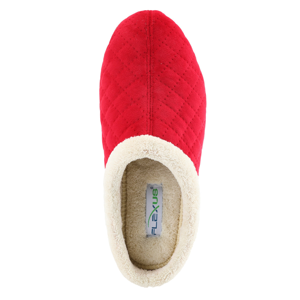 Flexus FLEXUS SLEEPER SLIPPERS comfort shoe in red with flexible sole