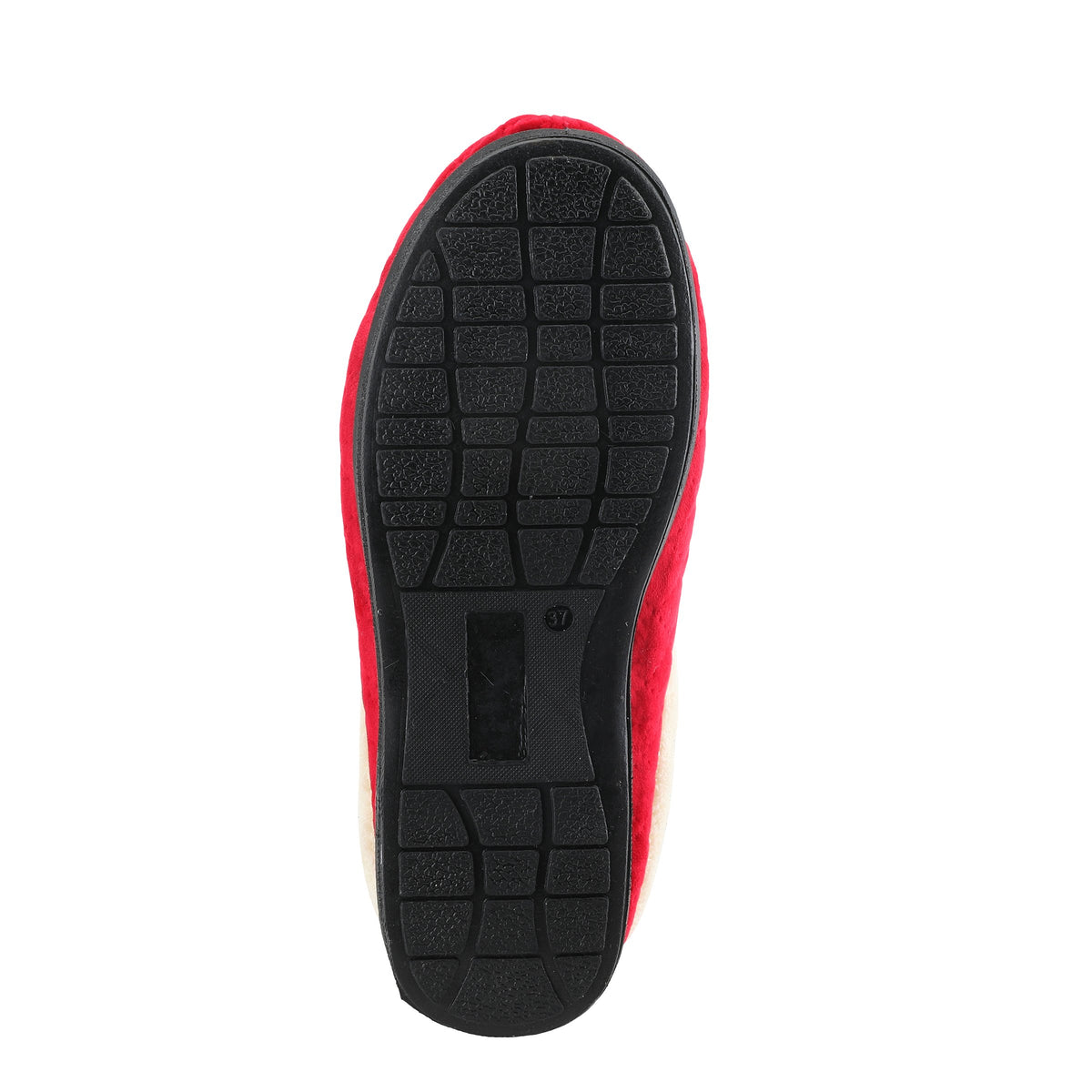Flexus FLEXUS SLEEPER SLIPPERS comfort shoe in red with flexible sole