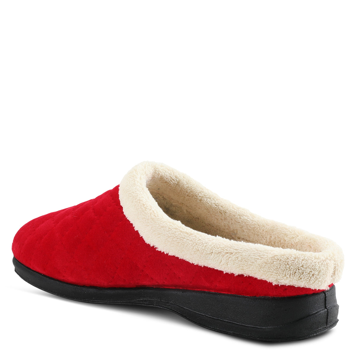 Flexus FLEXUS SLEEPER SLIPPERS comfort shoe in red with flexible sole