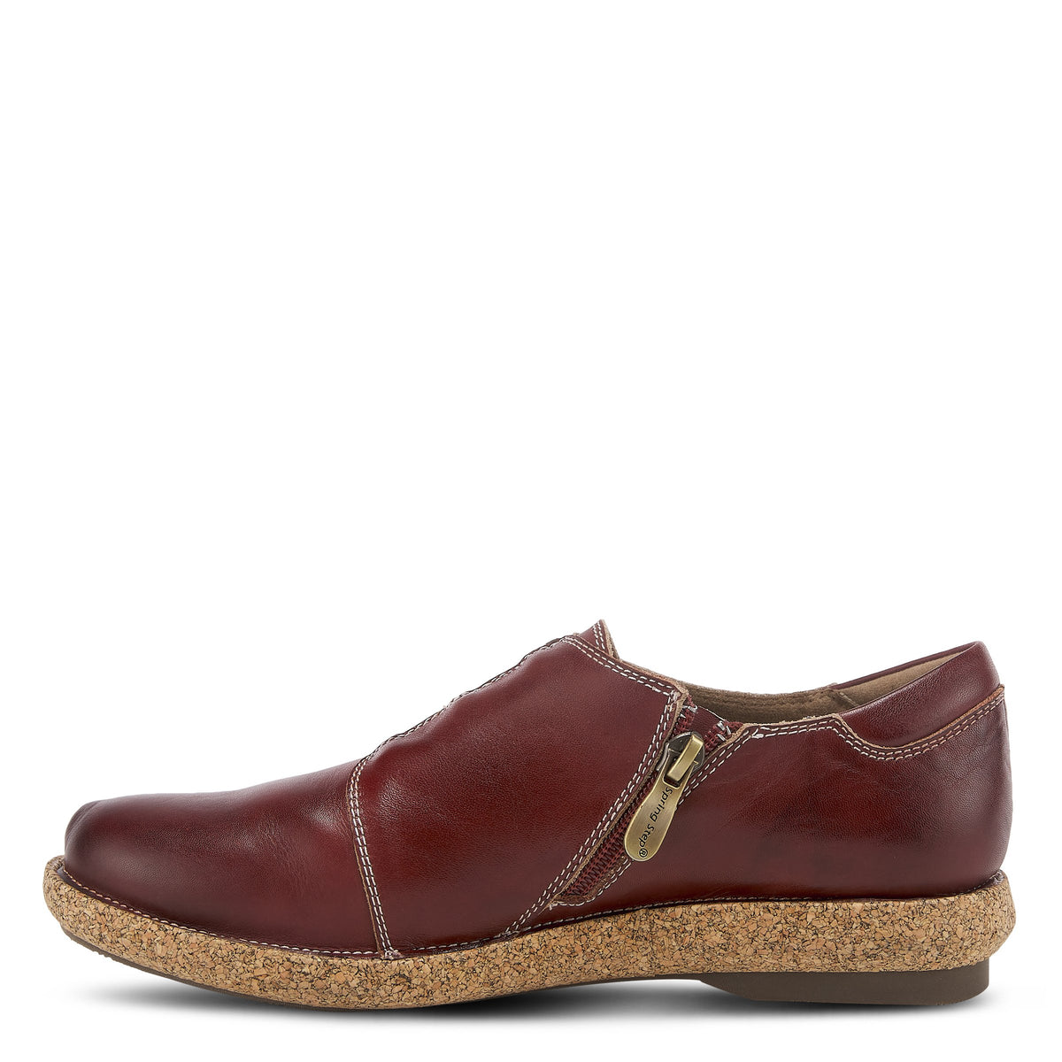L'Artiste L'ARTISTE SNAKEEYES SLIP-ON SHOES shoe in bordeaux with handcrafted leather design