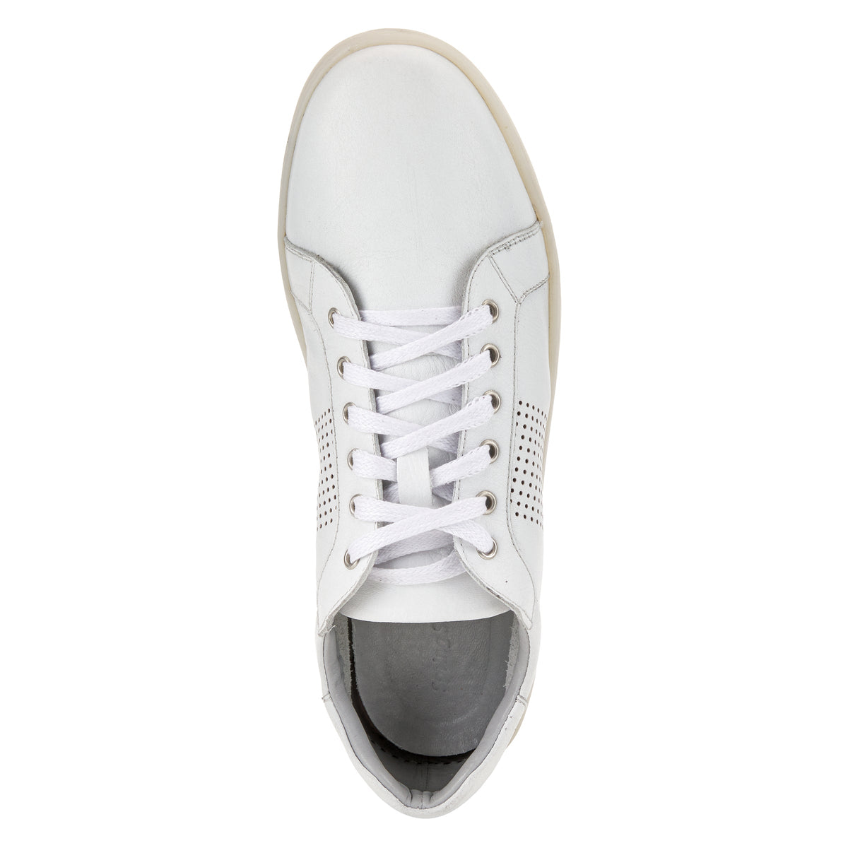 Spring Step SPRING STEP MEN STANTON SNEAKERS sneaker in white with comfortable everyday design