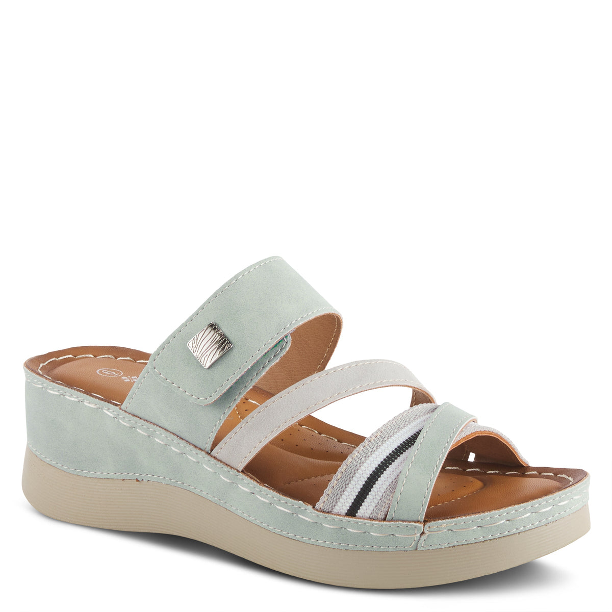 Patrizia PATRIZIA SUDE SANDALS sandal in blue multi with stylish fashion design
