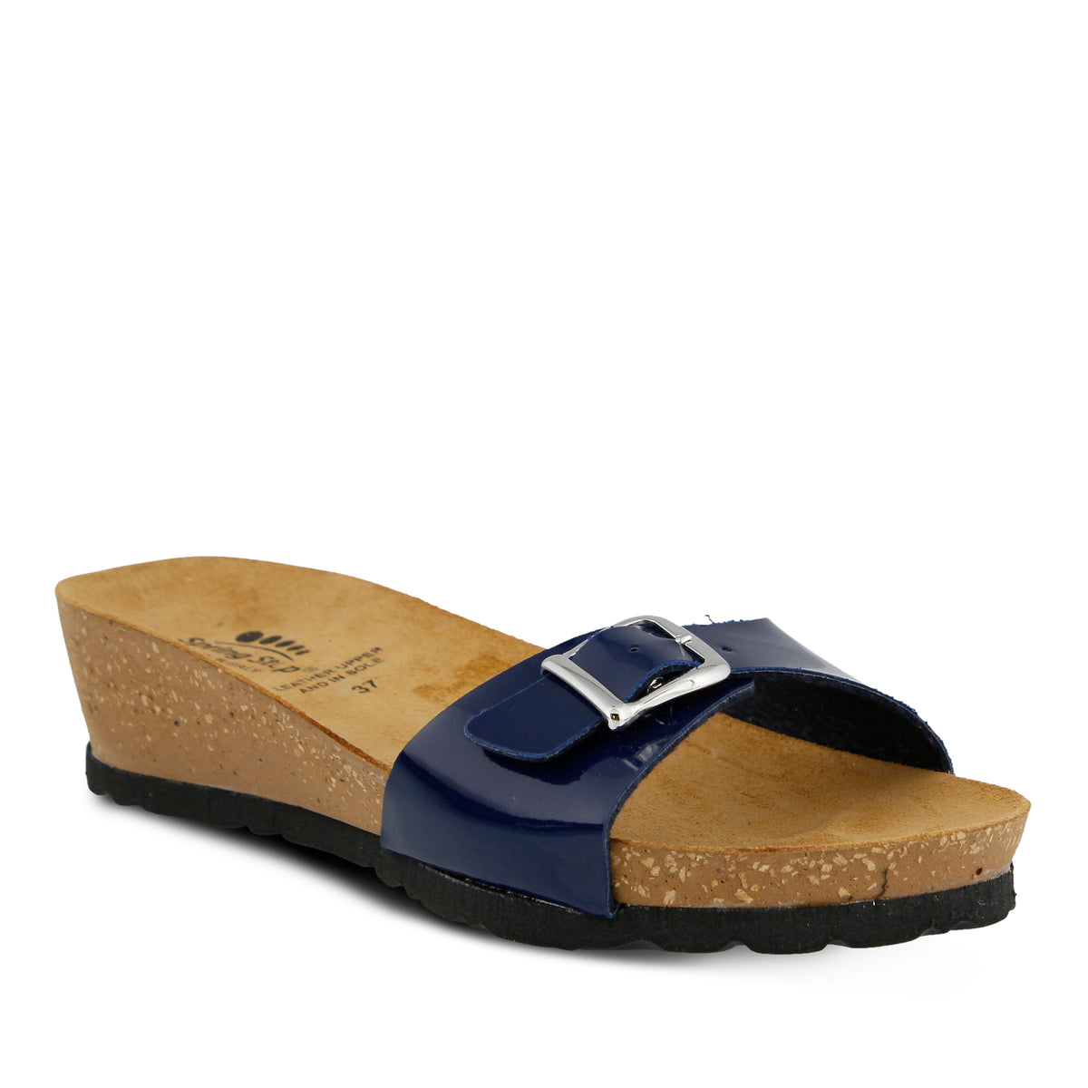 Spring Step SPRING STEP TRULUCKS SLIDE SANDAL sandal in navy with comfortable everyday design