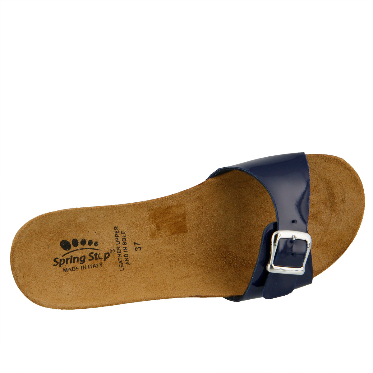 Spring Step SPRING STEP TRULUCKS SLIDE SANDAL sandal in navy with comfortable everyday design