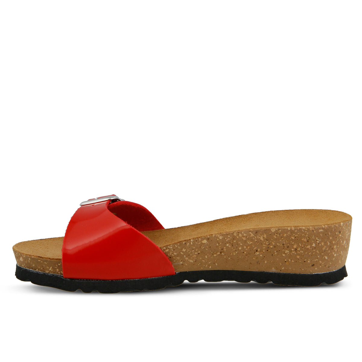 Spring Step SPRING STEP TRULUCKS SLIDE SANDAL sandal in red with comfortable everyday design