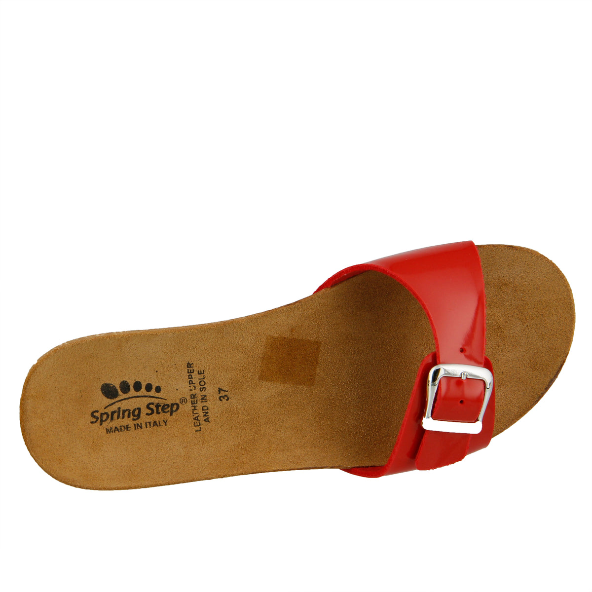 Spring Step SPRING STEP TRULUCKS SLIDE SANDAL sandal in red with comfortable everyday design