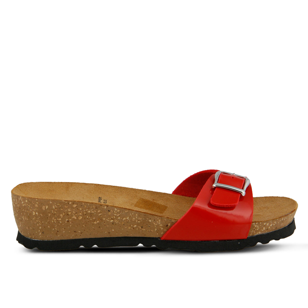 Spring Step SPRING STEP TRULUCKS SLIDE SANDAL sandal in red with comfortable everyday design