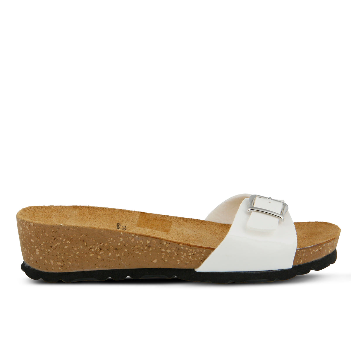 Spring Step SPRING STEP TRULUCKS SLIDE SANDAL sandal in white with comfortable everyday design