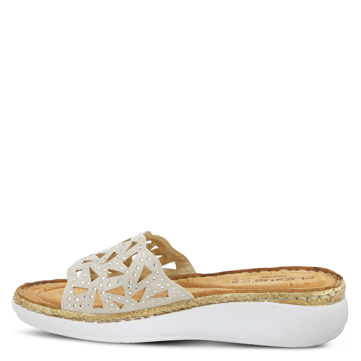 Flexus FLEXUS WINDOM SLIDE SANDAL sandal in beige with flexible sole
