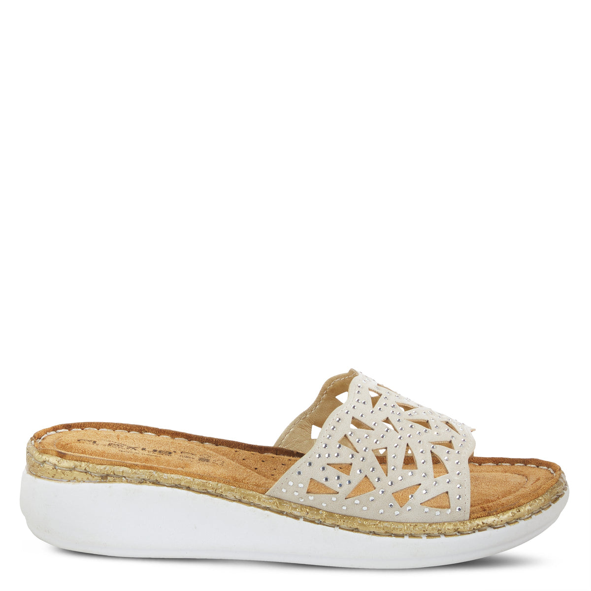 Flexus FLEXUS WINDOM SLIDE SANDAL sandal in beige with flexible sole