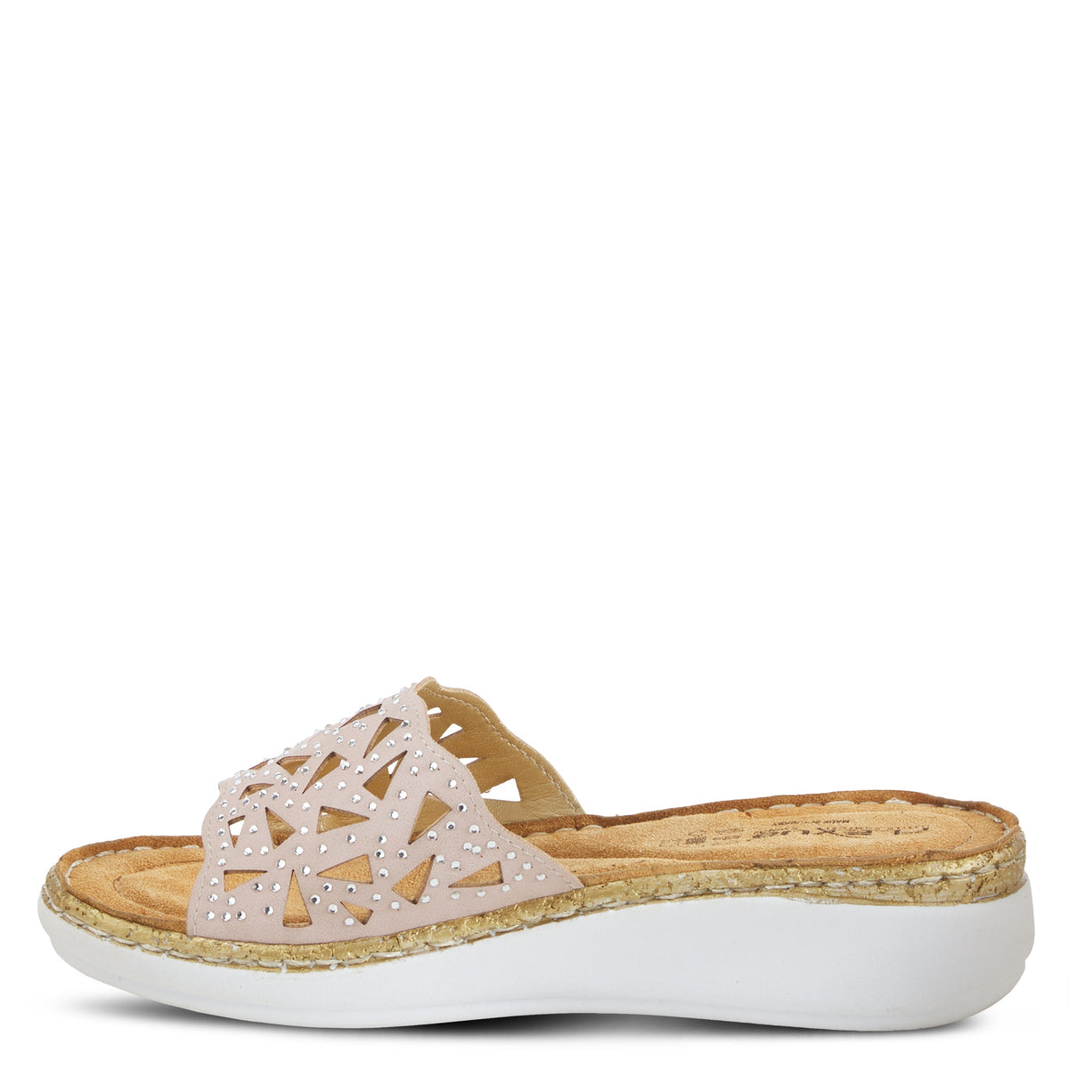 Flexus FLEXUS WINDOM SLIDE SANDAL sandal in blush with flexible sole
