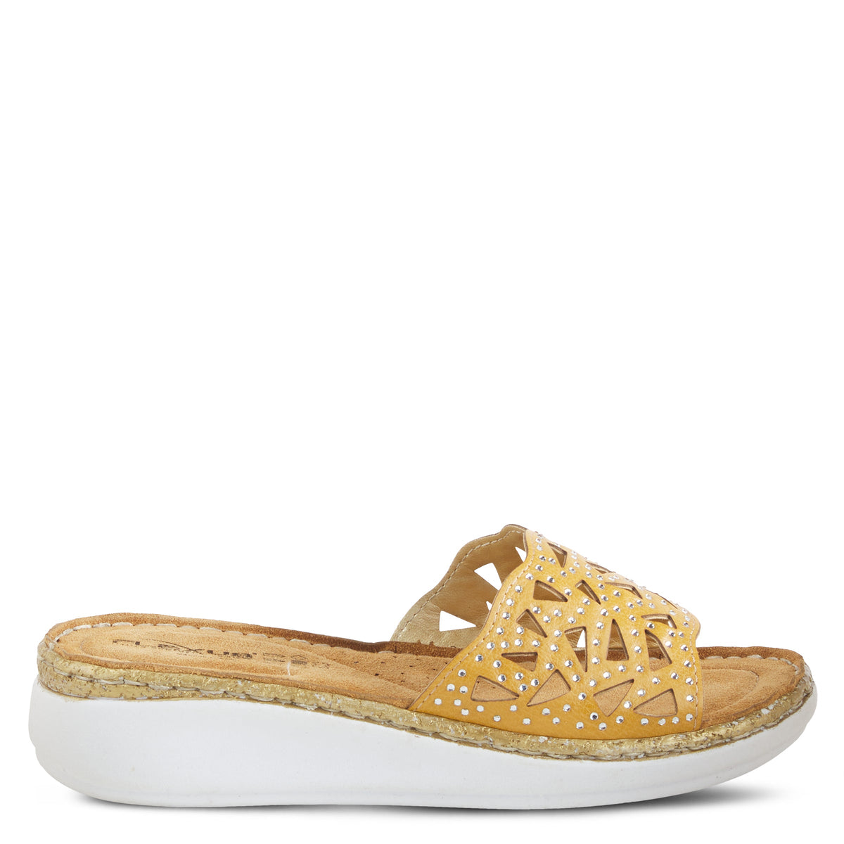 Flexus FLEXUS WINDOM SLIDE SANDAL sandal in black with flexible sole
