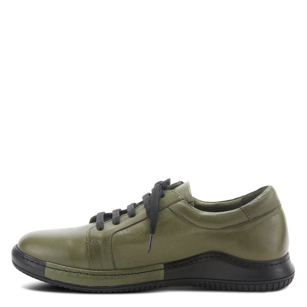 Spring Step SPRING STEP YANA SHOES shoe in olive green with comfortable everyday design