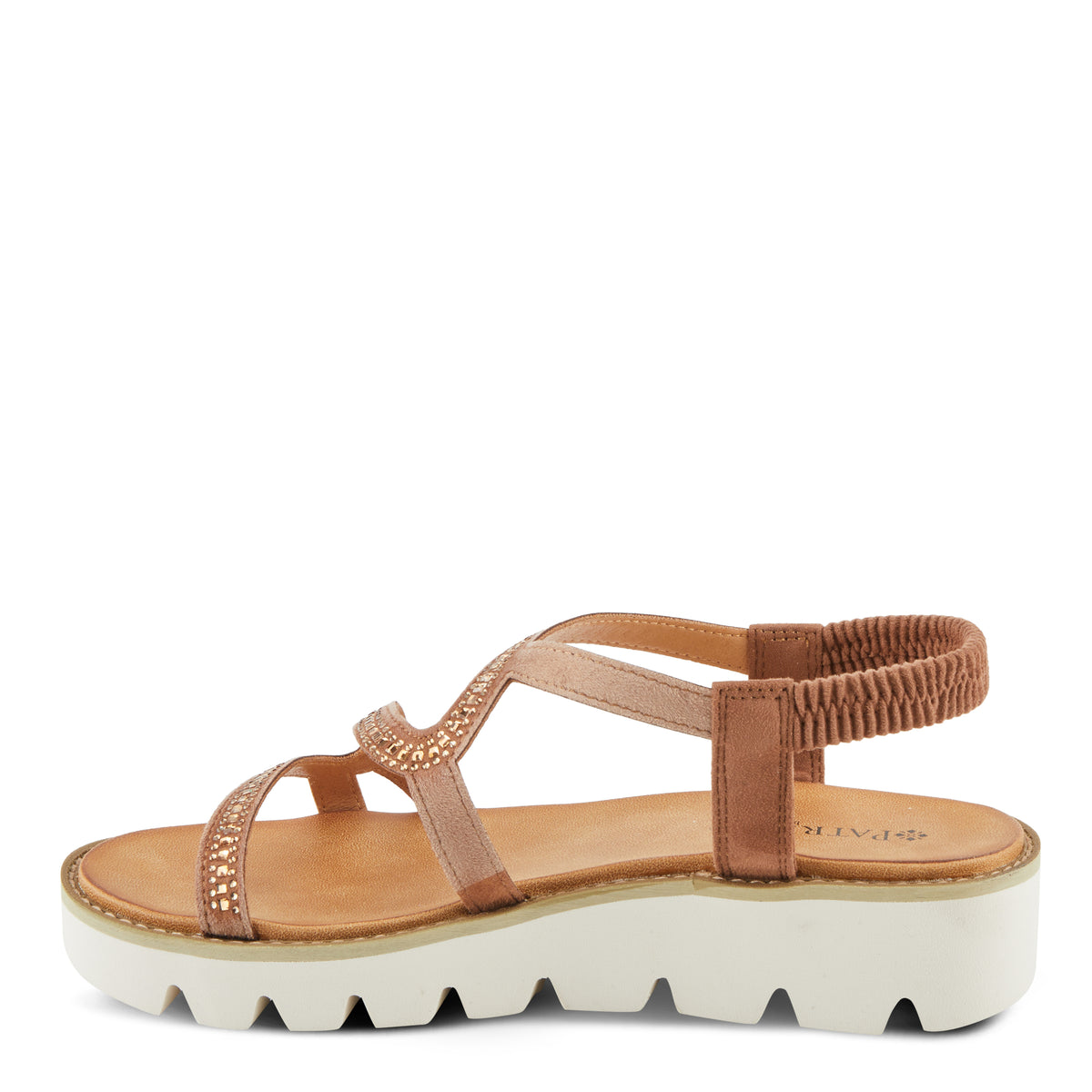 Patrizia PATRIZIA ZIGGED SANDALS sandal in tan with stylish fashion design