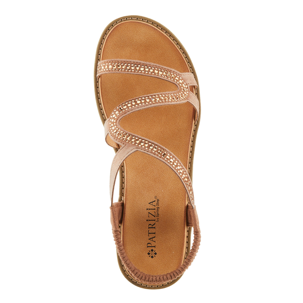 Patrizia PATRIZIA ZIGGED SANDALS sandal in tan with stylish fashion design