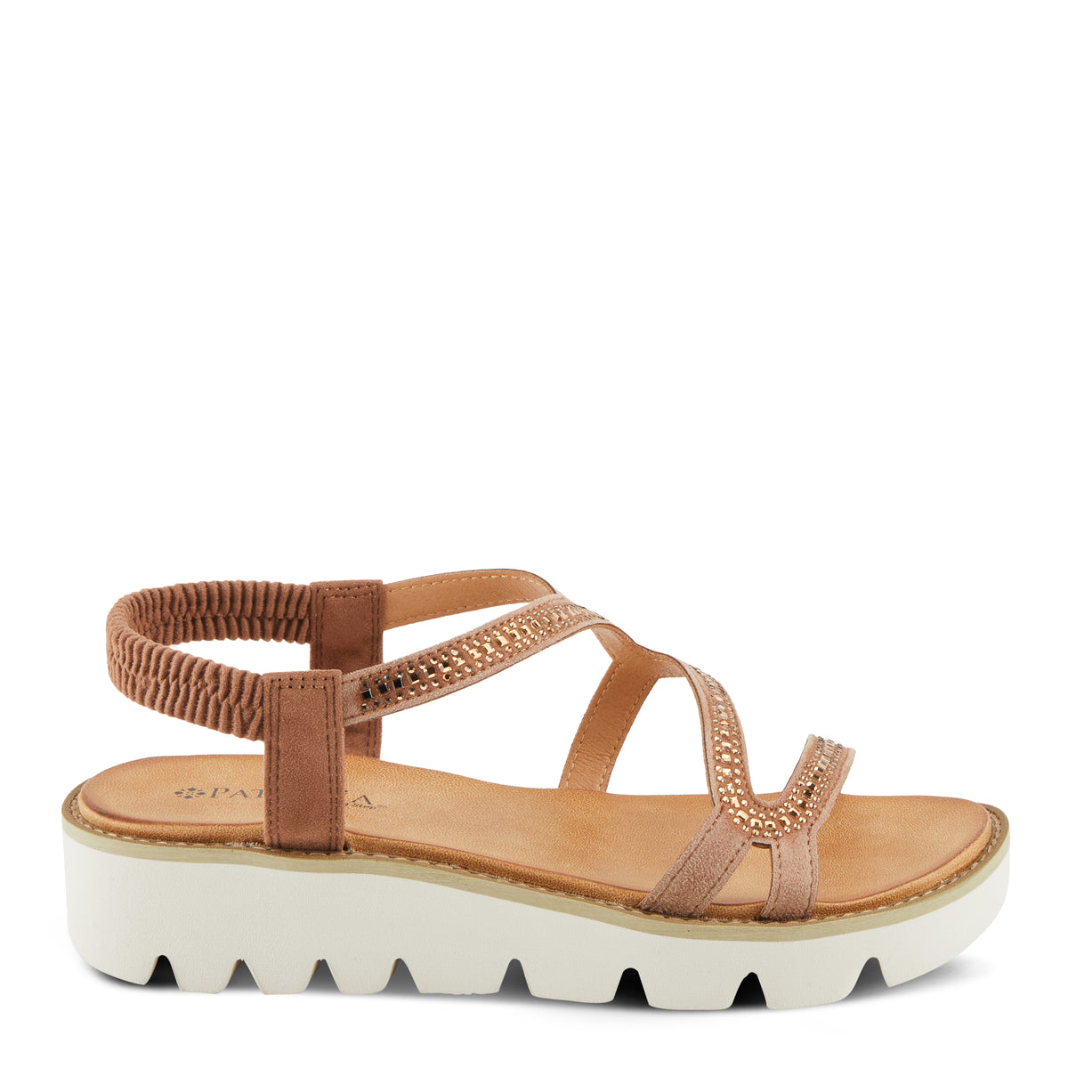 Patrizia PATRIZIA ZIGGED SANDALS sandal in tan with stylish fashion design