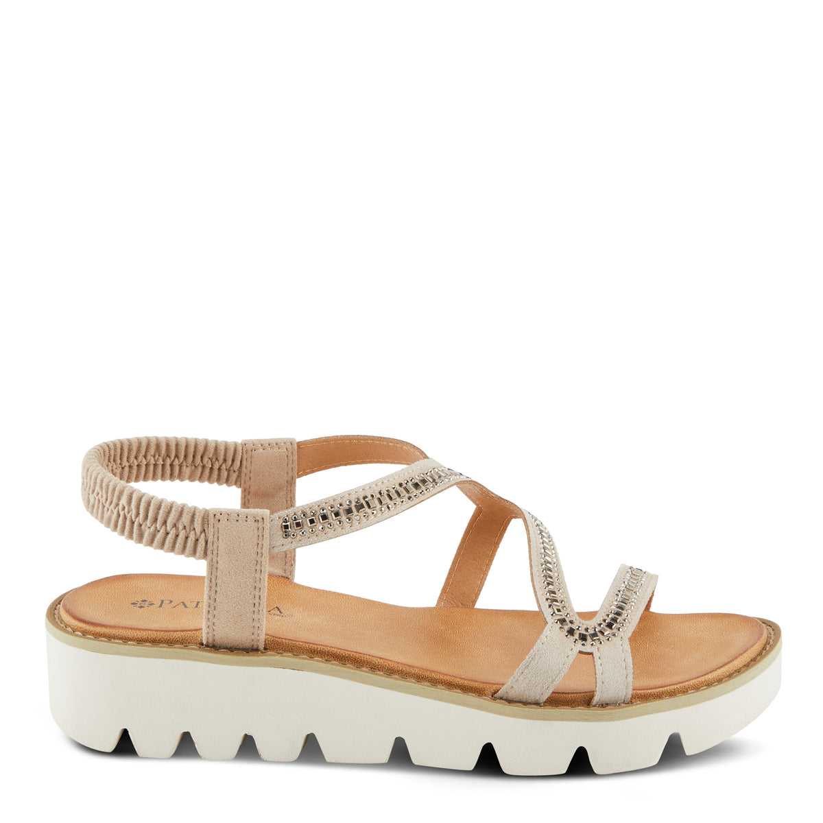 Patrizia PATRIZIA ZIGGED SANDALS sandal in taupe with stylish fashion design